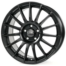 OZ Superturismo LM Matt Black + Silver Lettering