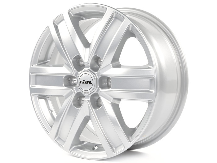 Rial Transporter 6-Loch polar-silber