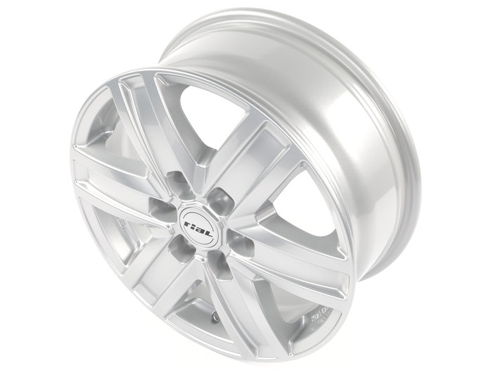 Rial Transporter 6-Loch polar-silber