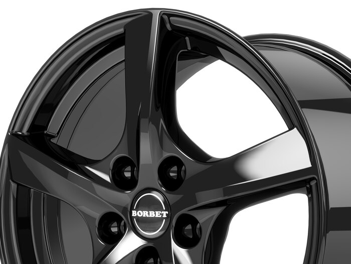 Borbet TL 5-Spoke black glossy