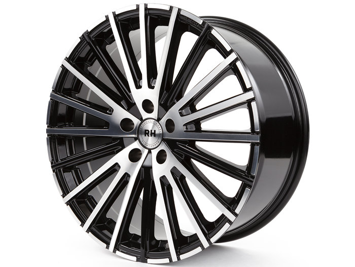 RH Alurad WM Flowforming Schwarz voll poliert