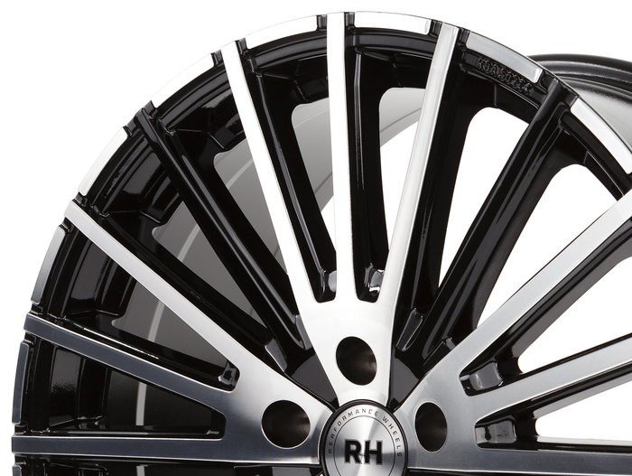 RH Alurad WM Flowforming Schwarz voll poliert