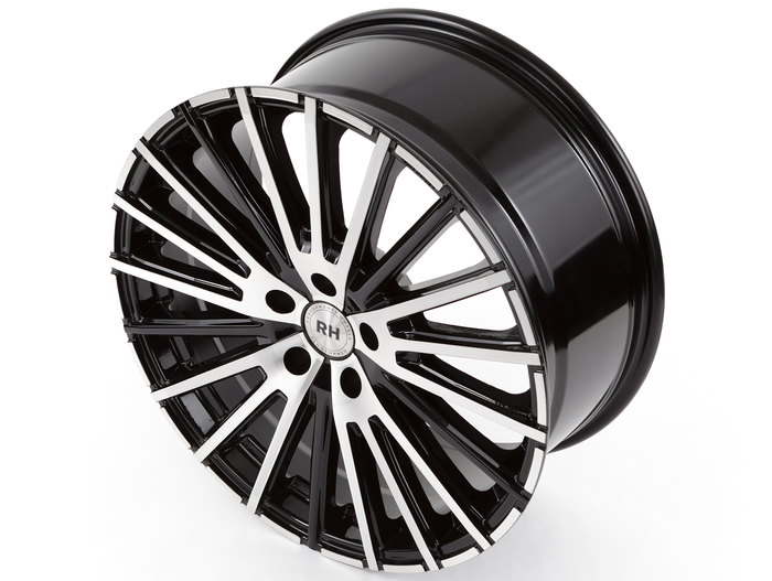 RH Alurad WM Flowforming Schwarz voll poliert