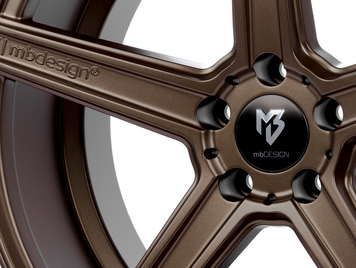 MB Design KV1 Bronze seidenmatt