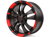 Ronal R59 Jetblack-Matt-Redrim