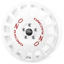 OZ Rally Racing Race White + Red Lettering