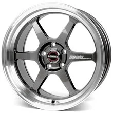 Borbet DB8GT graphite rim polished