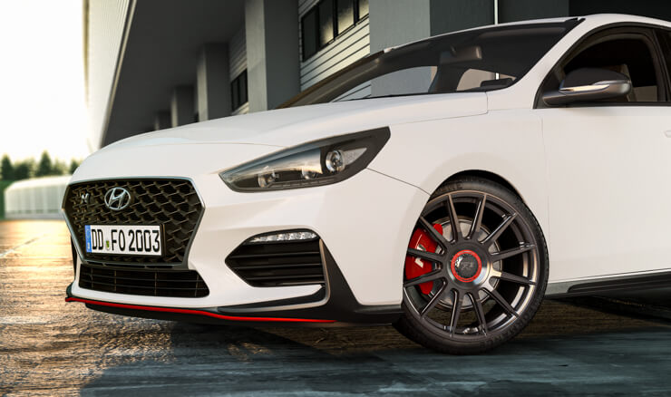 R³ Wheels R3H10 auf Hyundai i30 N
